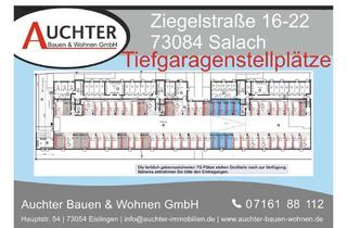 Garagen kaufen in Ziegelstraße 16-22, 73084 Salach, Schützen Sie Ihr Fahrzeug! - Tiefgaragenstellplätze zu verkaufen!