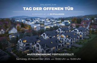 Wohnung kaufen in 72793 Pfullingen, TAG DER OFFENEN TÜR 23.11.2024 13 - 15 Uhr – 5 Zimmer mit 2 Balkonen, Terrasse und Garten