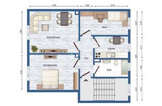 Wohnung mieten in 19372 Ziegendorf, Ziegendorf - Helle, freundliche 3 Zimmer Wohnung mit EBK in der Waldsiedlung