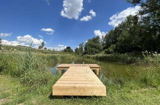 Grundstück zu kaufen in 84104 Rudelzhausen, Nicht einsehbar - Traumhaftes Freizeitgrundstück mit eigenem Schwimmweiher