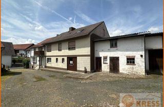 Bauernhaus kaufen in 36381 Schlüchtern, Bauernhof mit zwei Wohnhäusern, großer Scheune und tollem Grundstück in Schlüchtern-Gundhelm