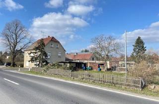 Bauernhaus kaufen in 01561 Ebersbach, Wohn- und Geschäftshaus mit ehem. Pkw-Werkstatt, 3 Garagen und viel Nebengelass bei Radeburg