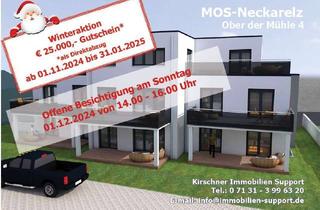 Wohnung kaufen in Ober Der Mühle, 74821 Mosbach, LEIDENSCHAFT TRIFFT LUXUS! 3 Zimmer Neubau mit Garten