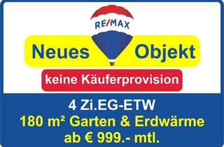 Wohnung kaufen in 63924 Kleinheubach, Keine Käuferprovision! Kaufen Sie ab € 999,-mtl.*/ 4 Zi-EG-ETW,*€ 44.000.-Sonderausstattung incl.!