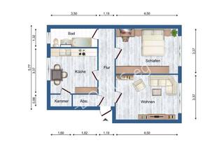 Wohnung mieten in 17321 Ramin, Ramin - Neu möblierte 2 Zimmer Wohnung unweit von Löcknitz!