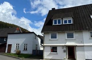 Doppelhaushälfte kaufen in 57271 Hilchenbach, STEINAU IMMOBILIEN *** Doppelhaushälfte mit Nebengebäude in Hilchenbach-Helberhausen