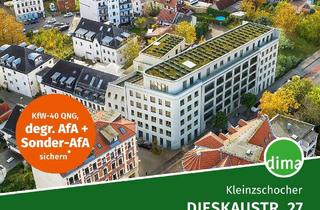 Penthouse kaufen in Dieskaustraße 27, 04229 Kleinzschocher, KfW-40-Neubau mit QNG am Volkspark! Traum-Penthouse mit Mega-Ausblick, riesiger Terrasse, HWR u.v.m.