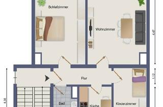 Wohnung mieten in 98544 Zella-Mehlis, Etagenwohnung in Zella-Mehlis