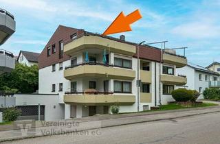 Wohnung kaufen in 72581 Dettingen, Sonnige Dachgeschosswohnung mit großzügiger Dachterrasse und schönem Ausblick