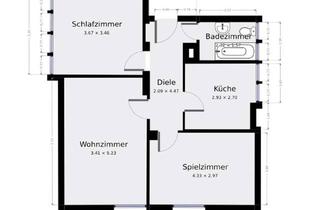 Wohnung mieten in 57334 Bad Laasphe, Ruhige, am Waldrand gelegene 3 ZKB Dachgeschosswohnung in Bad Laasphe-Bermershausen