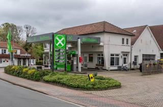 Immobilie kaufen in 26969 Butjadingen, Tankstelle mit Werkstatt und Wohnung PROVISIONSFREI zu erwerben