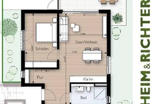 Wohnung kaufen in Georg-Klink-Straße 6+8, 64572 Büttelborn, Seniorengerechtes Wohnen in Worfelden, Erdgeschosswohnung Nr. 4 mit Terrasse und Garten