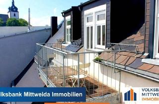 Wohnung mieten in 09648 Mittweida, Großzügige 3-Zimmer Wohnung im DG mit Balkon und Ausblick über die Stadt