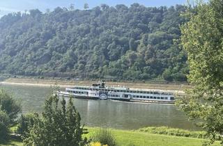 Wohnung mieten in 56346 St. Goarshausen, Rheinromantik inklusive! Hochwertige 2-Zi-WG mit neuw. Einbauküche, Balkon, Garten und Rheinblick!