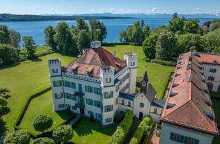 Wohnung kaufen in 82343 Pöcking, Schloss Possenhofen: Prachtvolle Beletage mit Seeblick samt Dachgeschoss