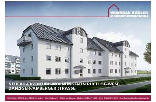 Wohnung kaufen in 86807 Buchloe, STILVOLLES WOHNEN IN BUCHLOE! SONNIGE NEUBAU-EIGENTUMSWOHNUNG IM DG MIT LIFT!