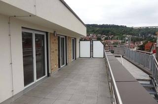 Penthouse kaufen in Eisenbahnstr. 54, 73207 Plochingen, Penthousefeeling! Attraktive Innenstadtwohnung mit großer Dachterrasse!