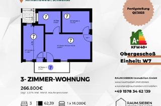 Wohnung kaufen in 77963 Schwanau, Ideal für Kapitalanleger * 5% Degressive-Afa * KFW40+ Förderung * Neubau 2024 * Allmannsweier