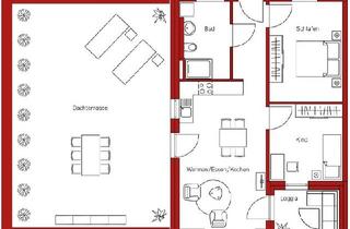 Wohnung kaufen in 74582 Gerabronn, SIE SUCHEN DAS BESONDERE: Schicke 3-Zimmer-Wohnung mit extra großer Dachterrasse - Neubau