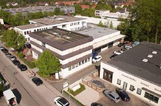 Gewerbeimmobilie kaufen in Industriestraße 11, 85609 Aschheim, Massiv gebautes Bürogebäude und angebauter Industriehalle mit KFZ-Instandssetzung und Lackiererei