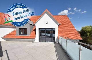 Wohnung mieten in 63820 Elsenfeld, HAUS PAULA! Neubauwohnung mit 34m² Dachterrasse ! Wärmepumpe - Aufzug - Tiefgarage