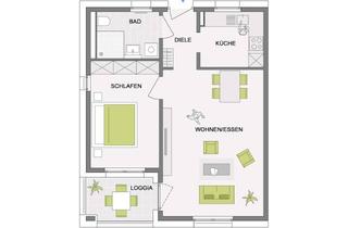 Wohnung kaufen in Brückenstraße, 71540 Murrhardt, 2-Zimmer im Dachgeschoss