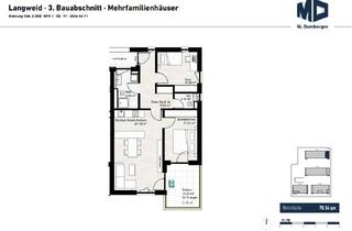 Wohnung kaufen in 86462 Langweid, Traumhafte 3-Zimmer-Wohnung