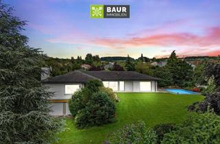 Villa kaufen in 88255 Baienfurt, 360° I Repräsentative Bungalow-Villa mit Pool und ELW auf imponierenden Grundstück mit unverbaubaren