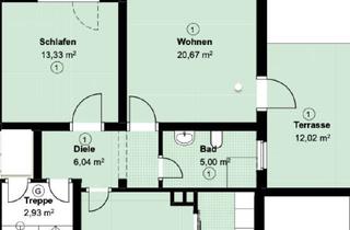Wohnung mieten in 75203 Königsbach-Stein, 3- Zimmer Wohnung mit Balkon, Terrasse und Garten