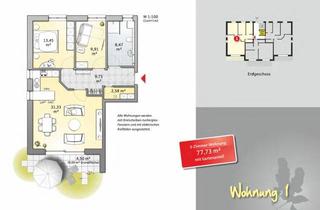 Wohnung mieten in Fliederweg, 27321 Thedinghausen, Neue 3-Zimmer-EG-Wohnung mit hochwertiger Ausstattung im Zentrum von Thedinghausen