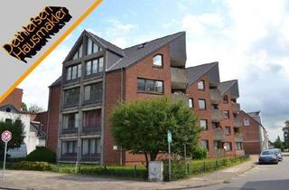 Wohnung kaufen in 25746 Heide, Bezugsfreie 2-Zimmer-EG-Eigentumswohnung (Fahrstuhl/Balkon) im Zentrum von Heide, Kreis Dithmarschen