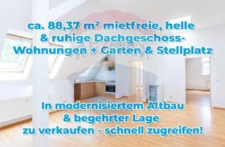 Wohnung kaufen in 99510 Apolda, Selbstnutzung oder Rendite? Helle 89m² 3-Raum-Wohnung in ruhiger Lage mit Stellplatz & Gartenanteil