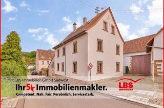 Haus kaufen in 67808 Würzweiler, 2 Häuser ein Preis, ehem. Landwirtschaftliches Anwesen mit Scheune und großem Garten