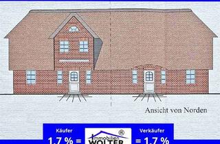 Grundstück zu kaufen in 25938 Utersum, *** 841 m² Areal mit BAUGENEHMIGUNG 242 m² Wohnfläche - 2 Wohneinheiten - Altbestand Abriss ***