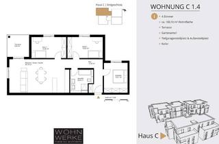 Wohnung kaufen in 73660 Urbach, 4-Zimmer Neubauwohnung mit Gartenanteil! Mit WP, PV-Anlage, TG , Aufzug uvm. - Degressive Afa mögl.!