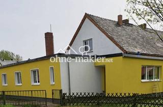 Einfamilienhaus kaufen in 15926 Heideblick, Haus in Brandenburg, Berlin 80km Umland. Zweifamilien Immobilie, Werkstatt, Garagen