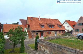 Bauernhaus kaufen in 91186 Büchenbach, Bauernhaus mit Stil! Charmantes Zweifamilienhaus mit Scheune, Garten und großem Grundstück!