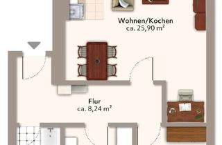 Wohnung kaufen in 04442 Zwenkau, Vermietete 3-Zimmer Wohnung in direkter Nachbarschaft zum Zwenkauer See