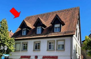 Wohnung kaufen in 75038 Oberderdingen, Große vermietete 5-Zimmer-DG-Maisonette-Wohnung im Zentrum!