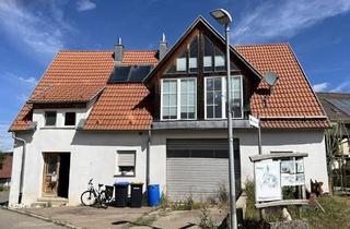 Einfamilienhaus kaufen in 73252 Lenningen, Lenningen - Kreatives Wohnen im Grünen Einfamilienhaus mit Werkstatt (ca. 80 m²) - perfekt für Handwerker