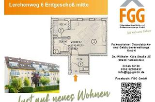 Wohnung mieten in Lerchenweg, 08209 Auerbach, NEU sanierte Single-Wohnung mit Terrasse