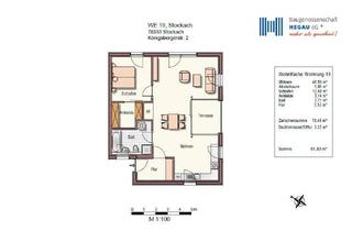 Penthouse mieten in Königsberger Str., 78333 Stockach, 2-Zimmer-Penthouse-Wohnung