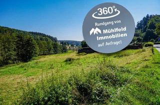 Grundstück zu kaufen in 64756 Mossautal, Idyllisches Baugrundstück mit Talauenwiese und angrenzendem Bachlauf!