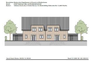 Doppelhaushälfte kaufen in 27239 Twistringen, Twistringen - Modern und energieeffizient Neubau von 8 Doppelhaushälften KW 40 Standard