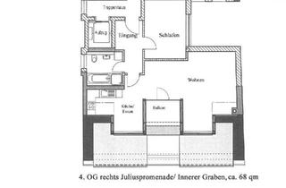 Wohnung kaufen in 97070 Würzburg, Würzburg - 2-Zimmer Stadtwohnung - Südlage - provisionsfrei!