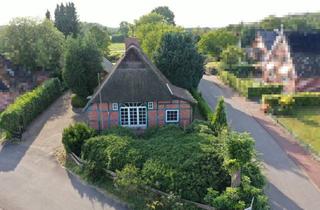 Haus kaufen in 25590 Osterstedt, Historisches Reetdachhaus von 1800 – Idylle und Modernität vereint