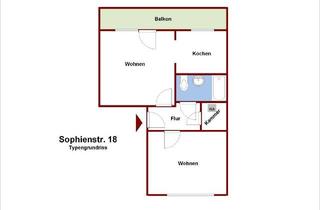 Wohnung mieten in Sophienstraße 18, 14772 Hohenstücken, Sanierte 2 Raumwohnung mit Badewanne und Balkon