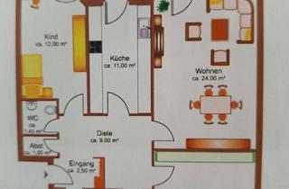 Wohnung mieten in Auf Dem Quabben 22, 27404 Zeven, Schöne zentrumsnahe Erdgeschosswohnung mit Terrasse u. Garten in Zeven