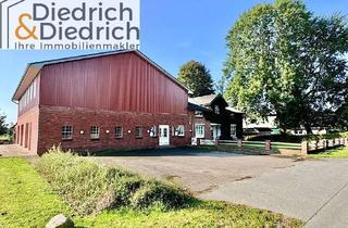 Bauernhaus kaufen in 25779 Hennstedt, Verkauf eines ehem. Bauernhauses mit 3 Wohneinheiten, Neubau-Halle und Wiese in Eidernähe