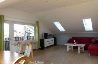 Wohnung mieten in 36088 Hünfeld, Möbliert(!) Dachgeschosswohnung mit Loggia in ruhiger Lage in Hünfeld